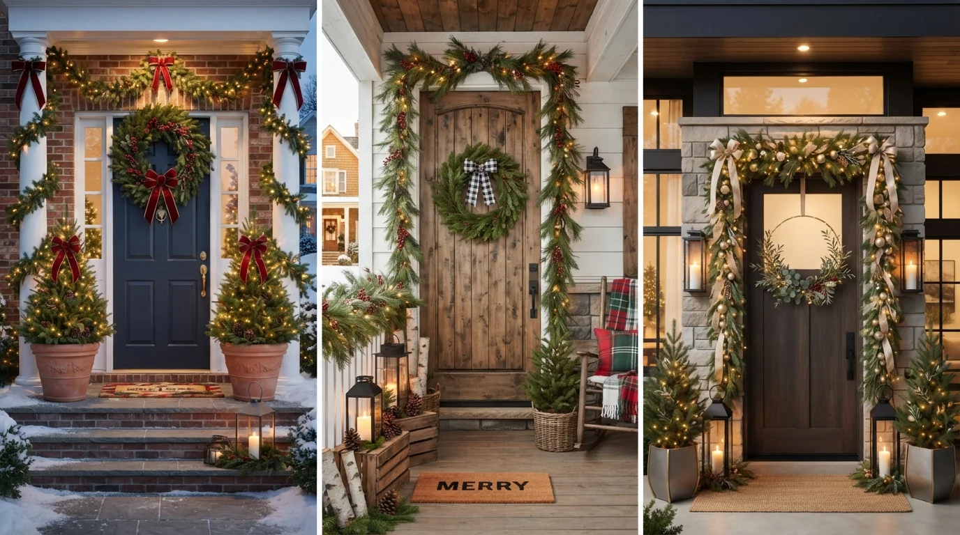 21 Christmas Porch Decor Ideas for a Cozy and Festive Entrance