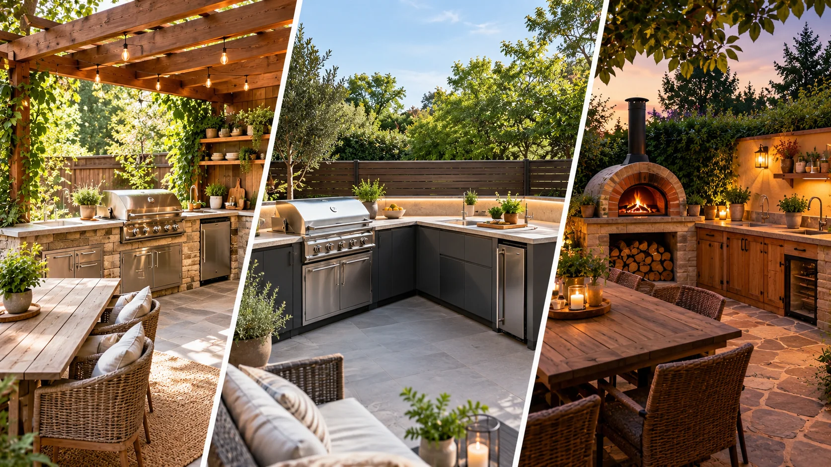 21 DIY Outdoor Kitchen Ideas for a Backyard Cooking Space