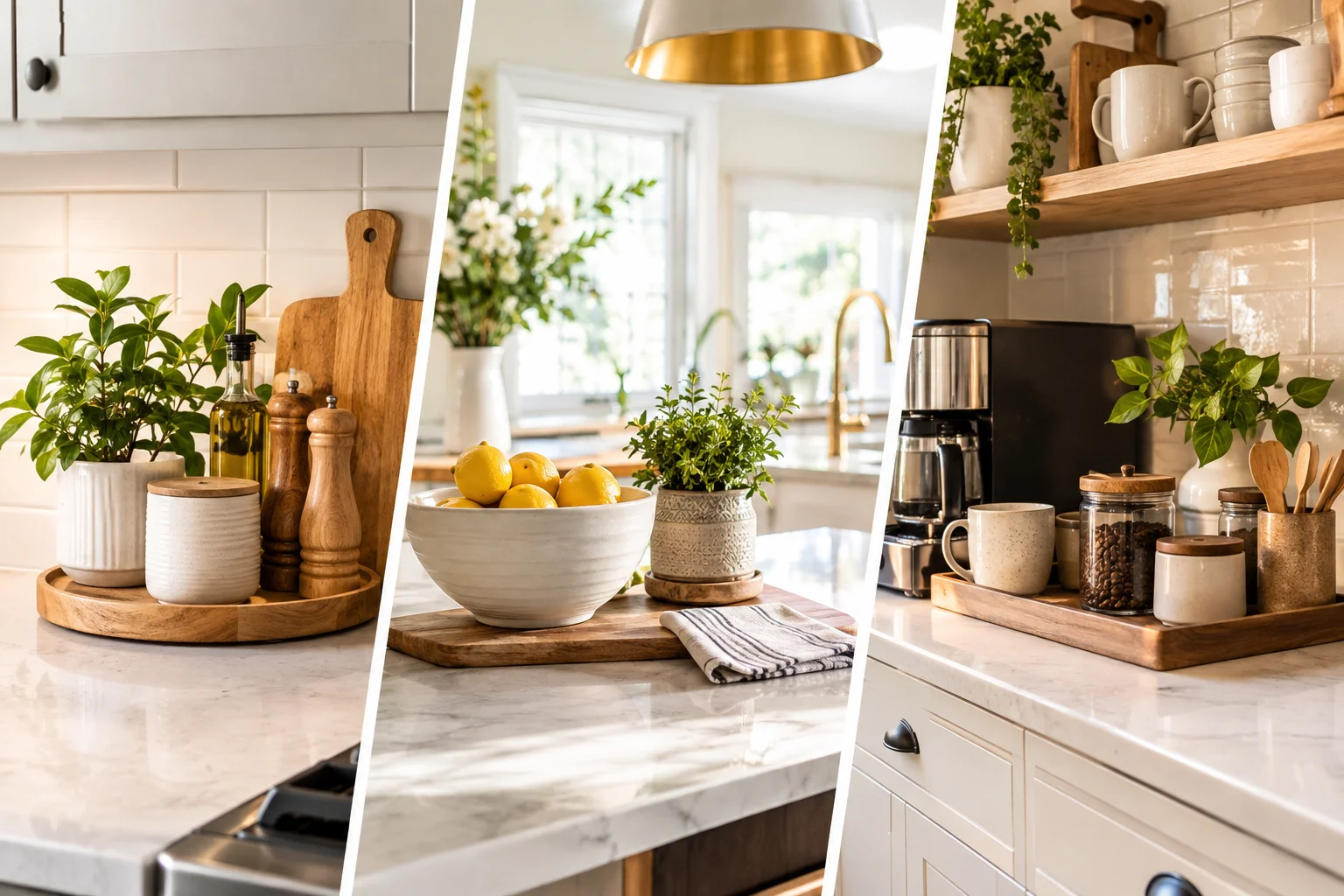 24 Kitchen Countertop Decor Ideas to Create a Beautifully Styled Space