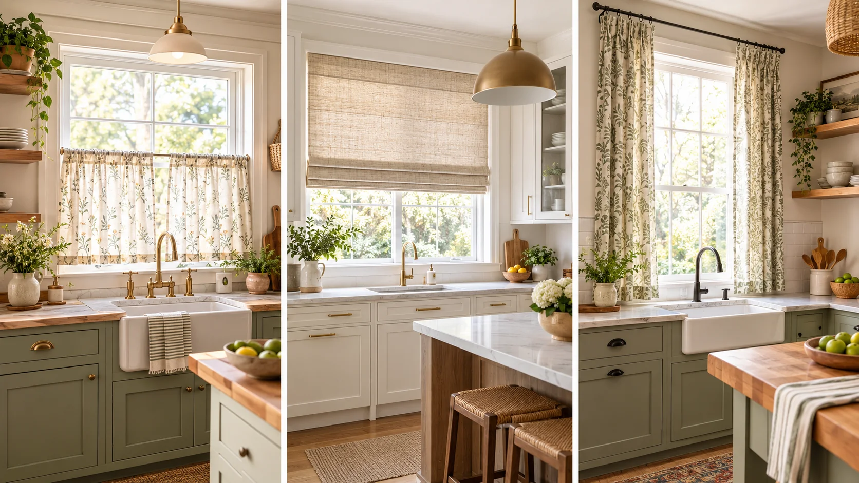 25 Kitchen Curtain Ideas To Make Your Space Feel Cozy And Stylish