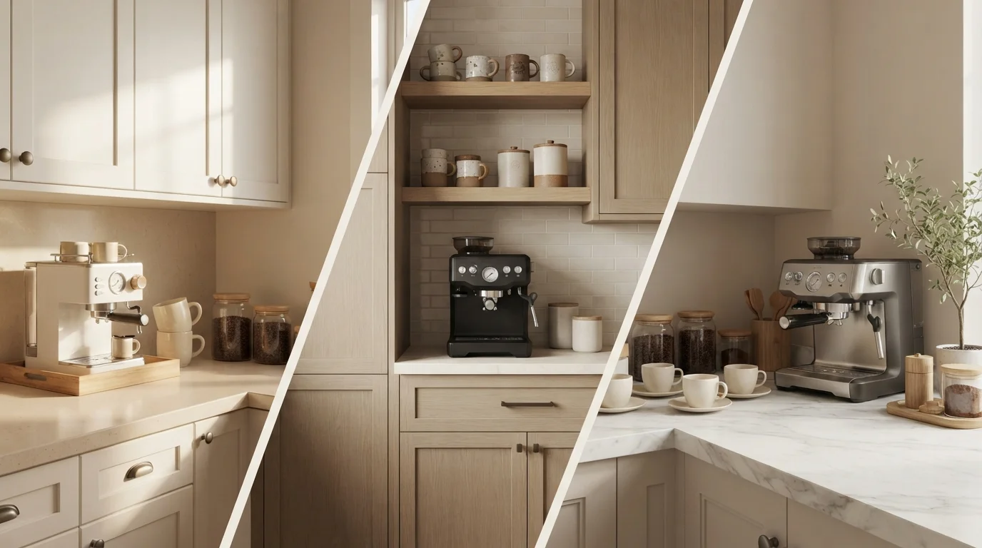 21 Countertop Coffee Bar Ideas for a Cozy and Stylish Kitchen