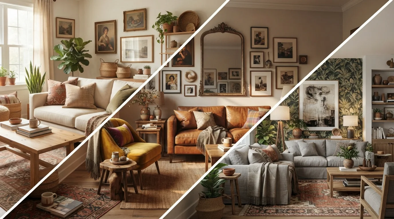 21 Cozy Eclectic Living Room Ideas for a Warm and Collected Home
