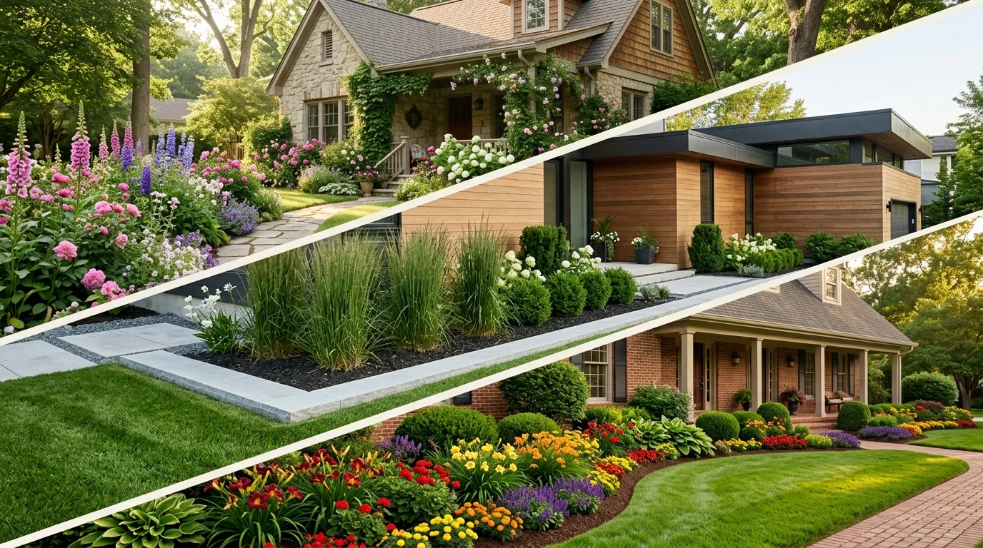 25 Front Yard Flower Bed Ideas to Boost Your Home’s Curb Appeal