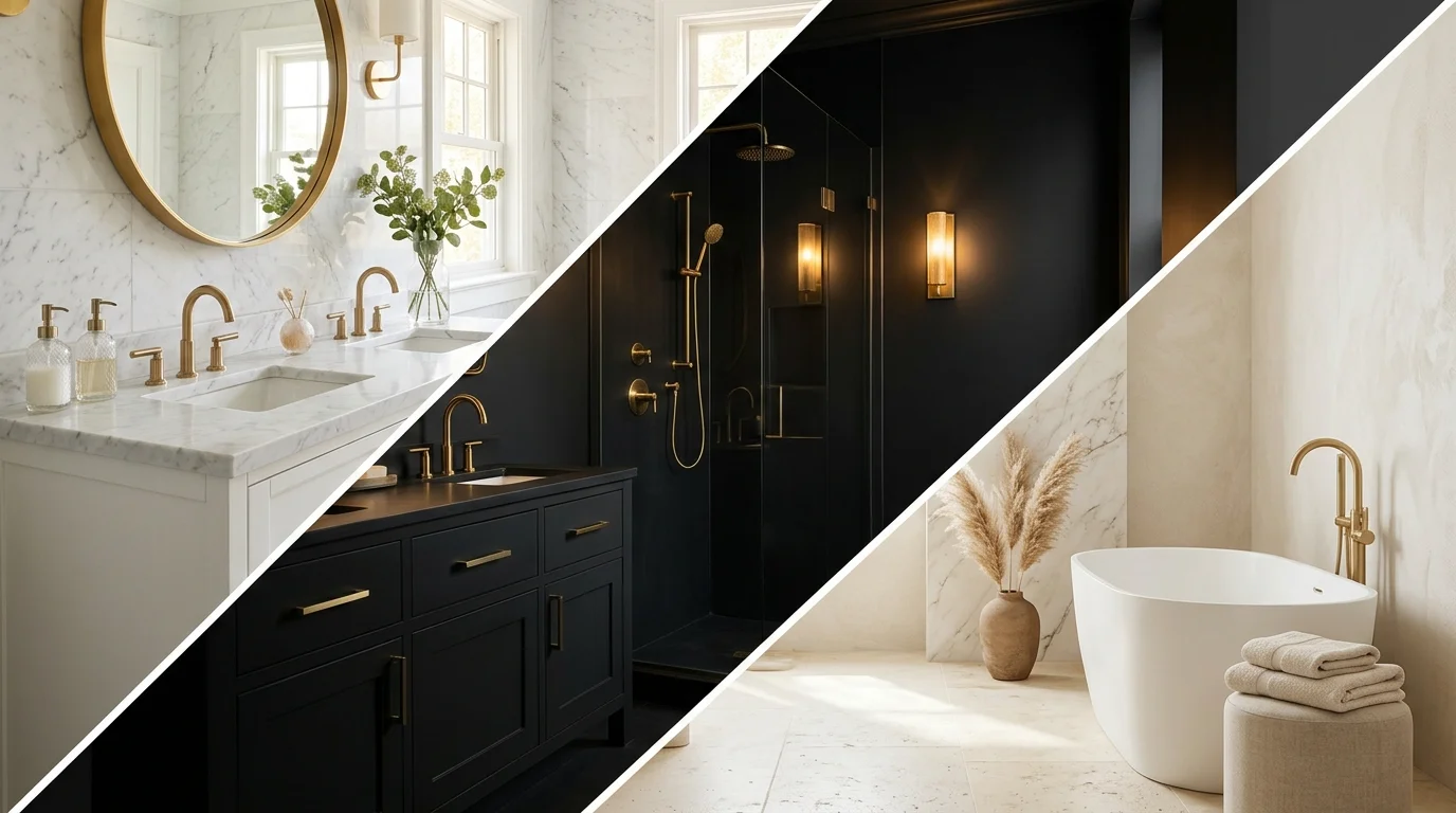 Gold Bathroom Decor Ideas